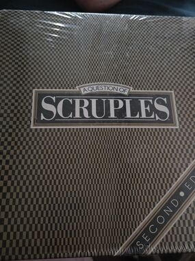 Scruples Party Board Game - Brown and Black